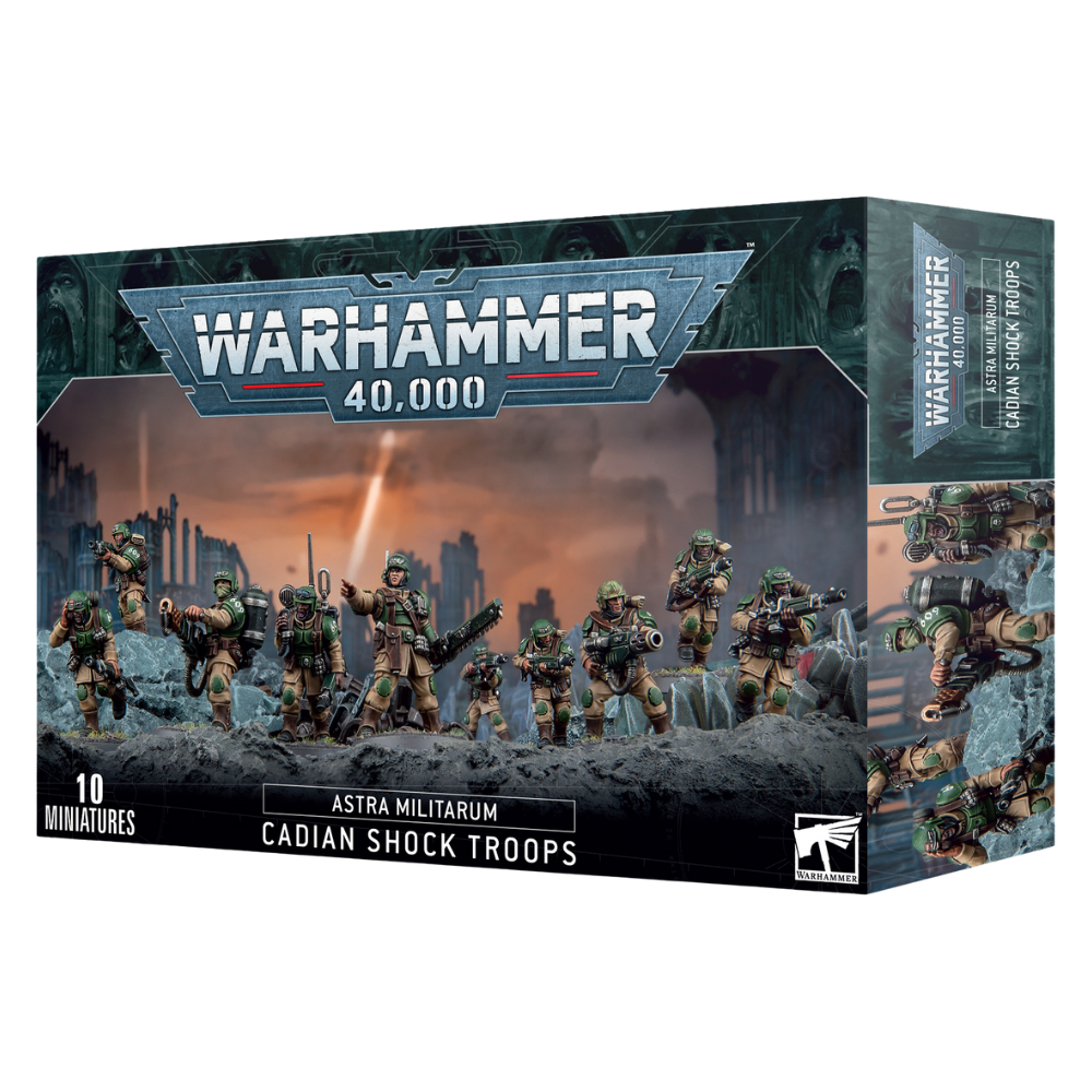 Warhammer 40k Astra Militarum Cadian Shock Troops