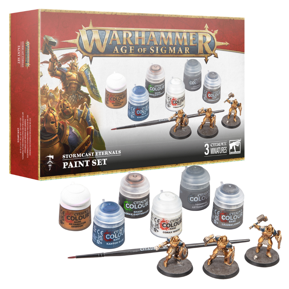 Warhammer Age Of Sigmar Stormcast Eternals Paint Set