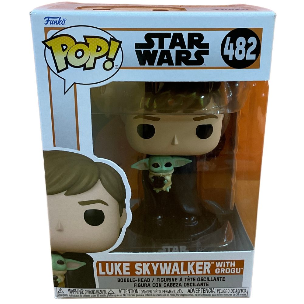 Funko Pop! Star Wars Luke Skywalker With Grogu 482