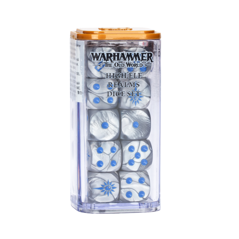 Warhammer The Old World High Elf Realms Dice Set